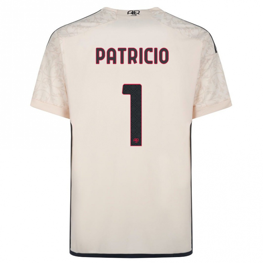 キッズフットボールルイ・パトリシオ#1オフホワイトアウェイシャツ2023/24ジャージーユニフォーム