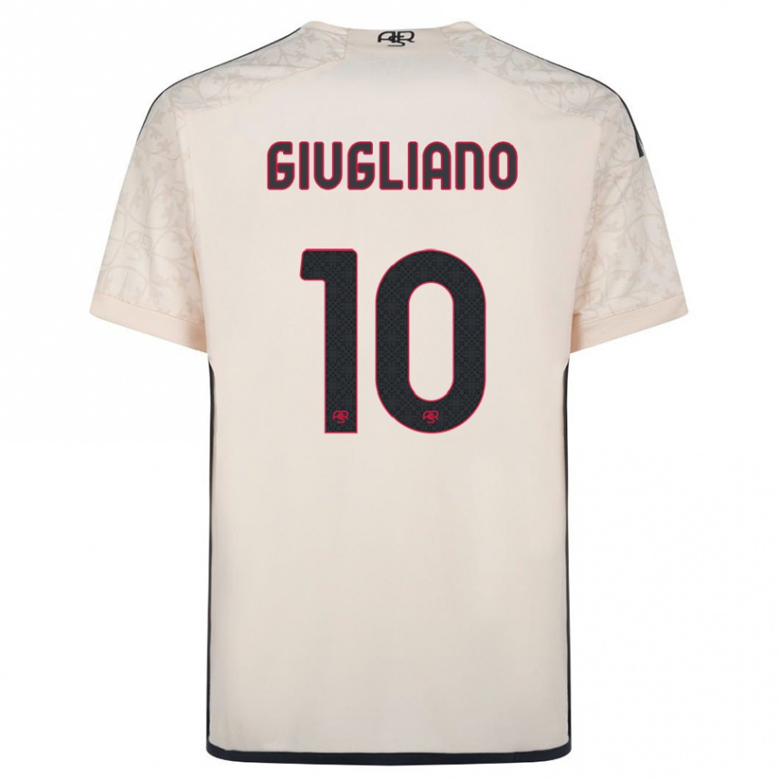 キッズフットボールマヌエラ・ジュリアーノ#10オフホワイトアウェイシャツ2023/24ジャージーユニフォーム