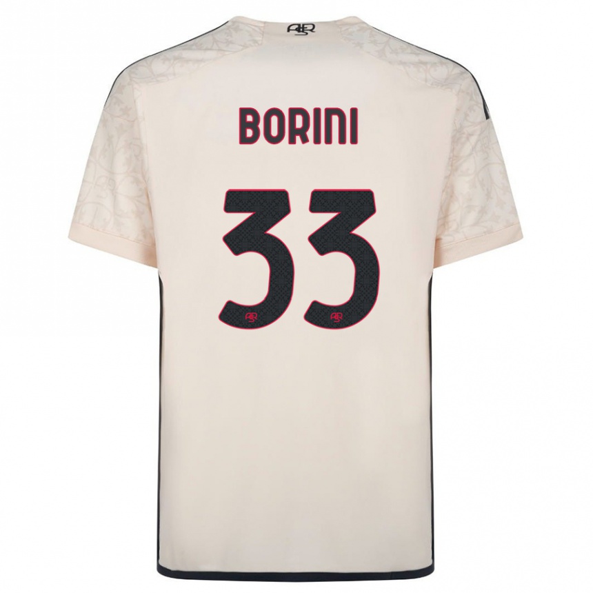 キッズフットボールジョイス・ボリーニ#33オフホワイトアウェイシャツ2023/24ジャージーユニフォーム