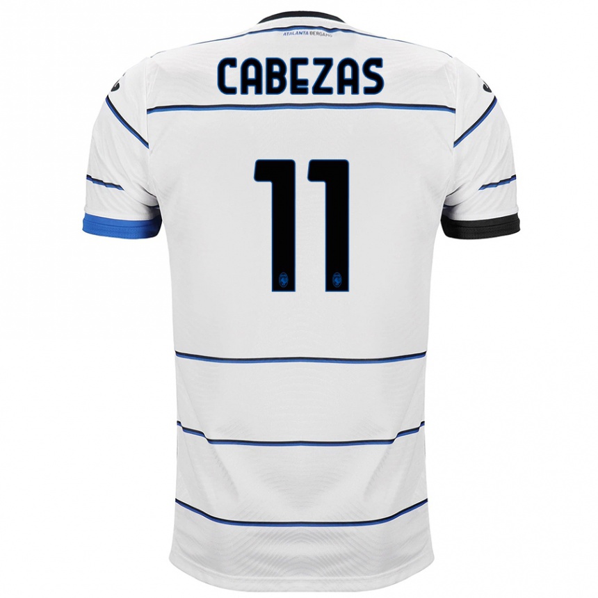 キッズフットボールブライアン・カベサス#11白アウェイシャツ2023/24ジャージーユニフォーム