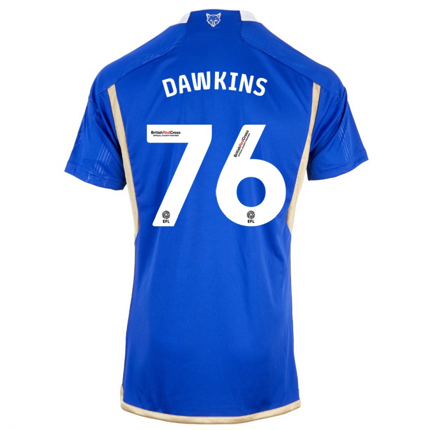 メンズフットボールカルテル・ドーキンス#76ロイヤルブルーホームシャツ2023/24ジャージーユニフォーム