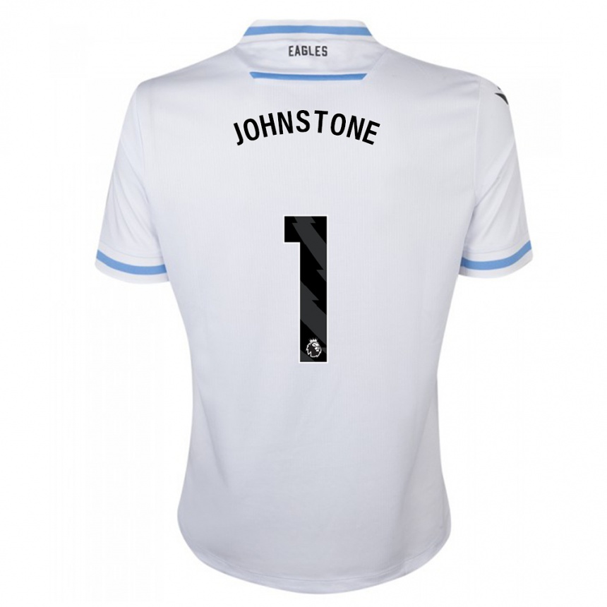 メンズフットボールサム・ジョンストン#1白アウェイシャツ2023/24ジャージーユニフォーム