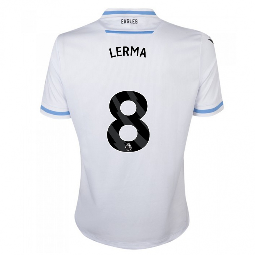 メンズフットボールジェフェルソン・レルマ#8白アウェイシャツ2023/24ジャージーユニフォーム