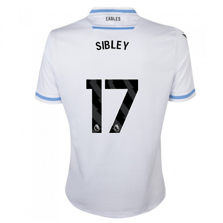 メンズフットボールイザベラ・シブリー#17白アウェイシャツ2023/24ジャージーユニフォーム