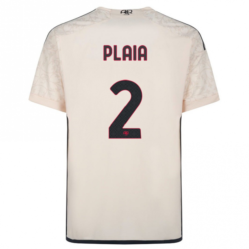 メンズフットボールマテオ・プラヤ#2オフホワイトアウェイシャツ2023/24ジャージーユニフォーム