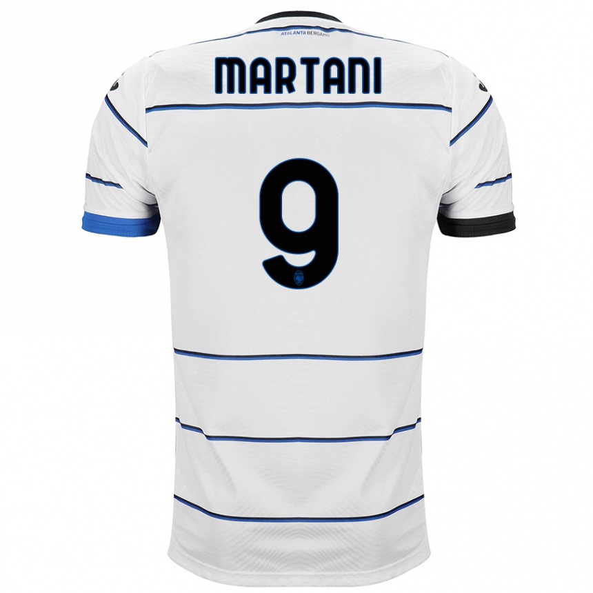 メンズフットボールアリス・マルタニ#9白アウェイシャツ2023/24ジャージーユニフォーム