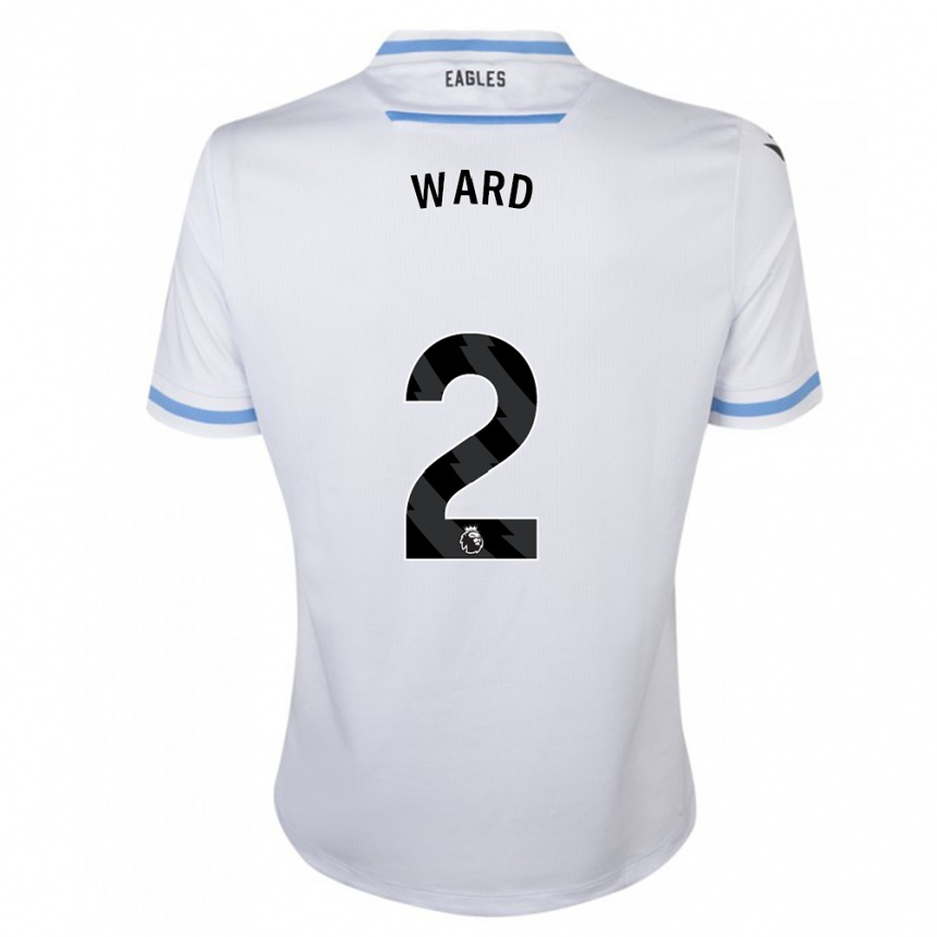 レディースフットボールジョエル・ウォード#2白アウェイシャツ2023/24ジャージーユニフォーム