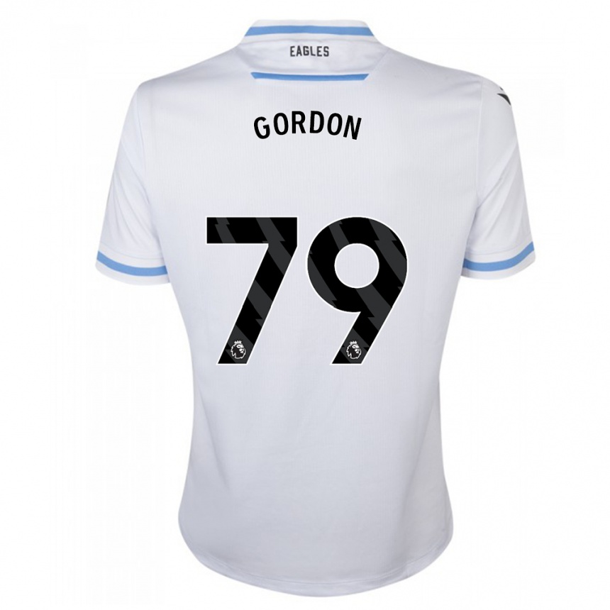 レディースフットボールジョン・キマニ・ゴードン#79白アウェイシャツ2023/24ジャージーユニフォーム