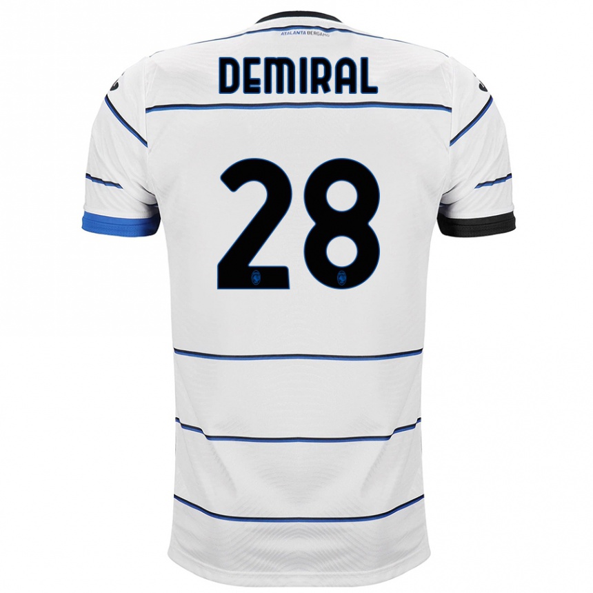 レディースフットボールメリフ・デミラル#28白アウェイシャツ2023/24ジャージーユニフォーム