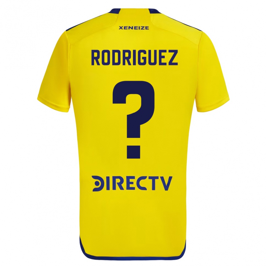 レディースフットボールロマン・ロドリゲス#0イエローアウェイシャツ2023/24ジャージーユニフォーム
