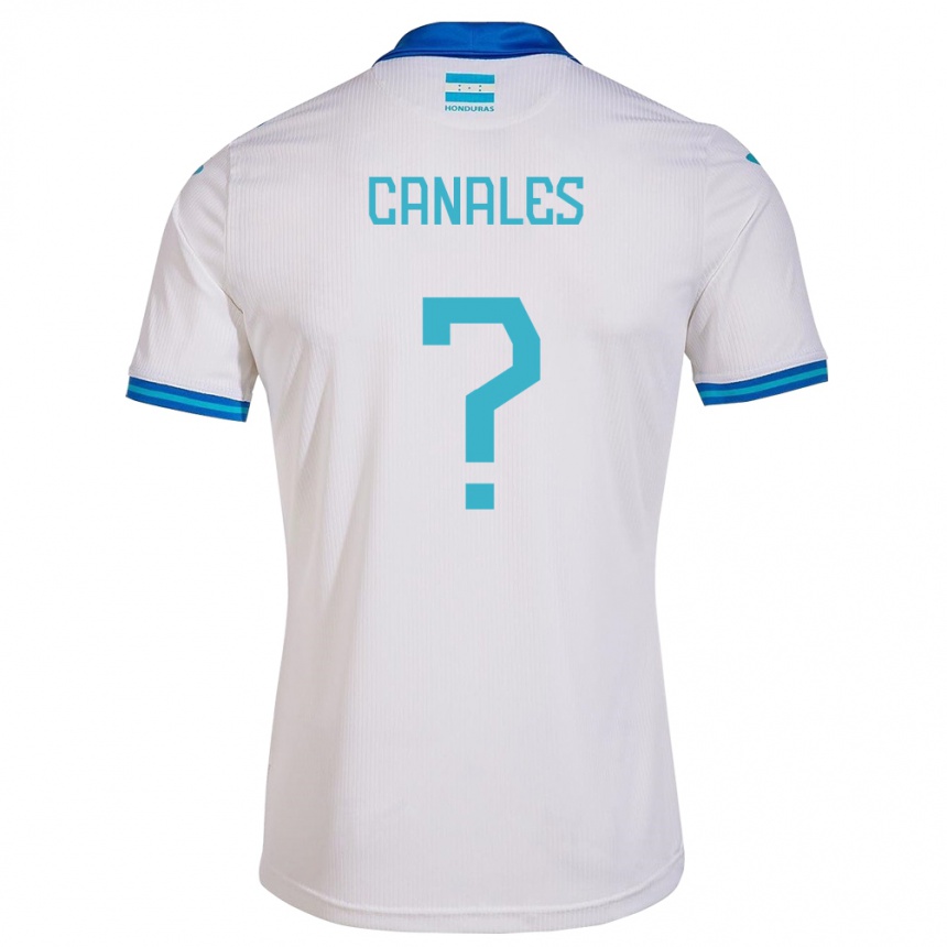 キッズフットボールホンジュラスクリスティアン・カナレス・ヴィラ#0白ホームシャツ24-26ジャージーユニフォーム