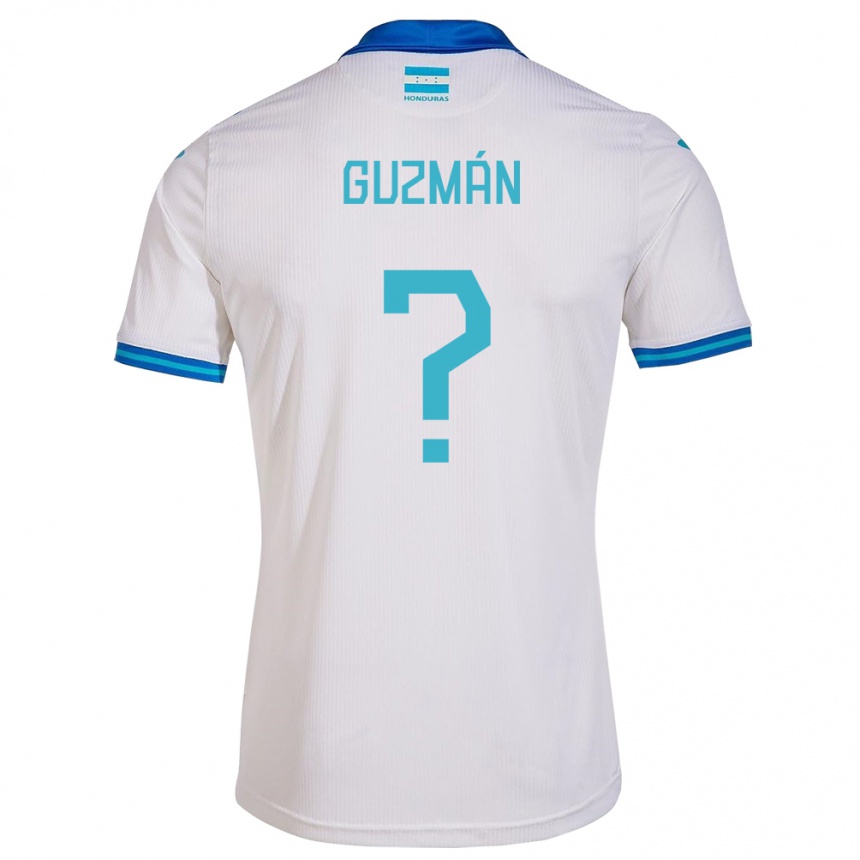 キッズフットボールホンジュラスGiselle Guzmán#0白ホームシャツ24-26ジャージーユニフォーム