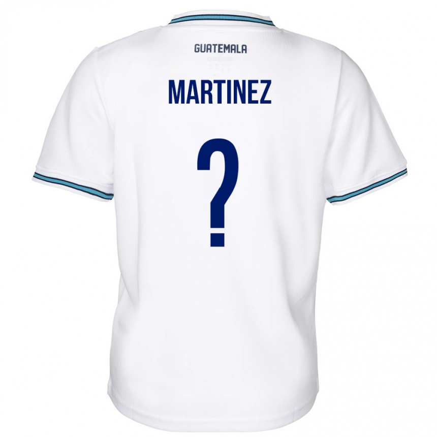 キッズフットボールグアテマラJosé Carlos Martinez#0白ホームシャツ24-26ジャージーユニフォーム
