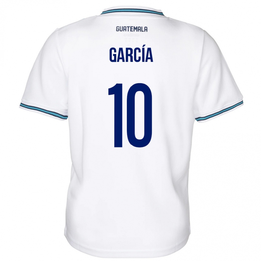 キッズフットボールグアテマラガブリエル・ガルシア＝マルケス#10白ホームシャツ24-26ジャージーユニフォーム