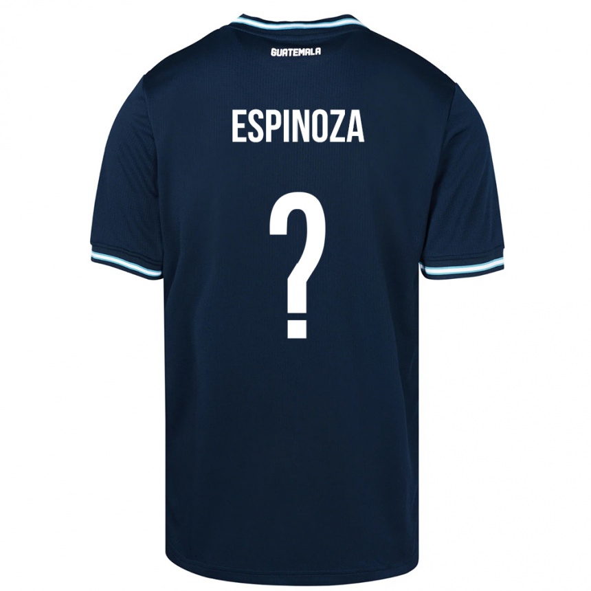 キッズフットボールグアテマラJosé Espinoza#0青アウェイシャツ24-26ジャージーユニフォーム