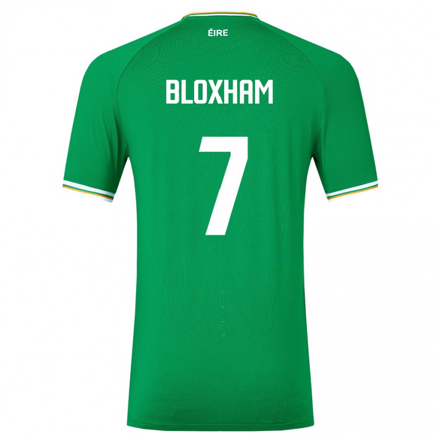 メンズフットボールアイルランド島ブロックシャム#7緑ホームシャツ24-26ジャージーユニフォーム