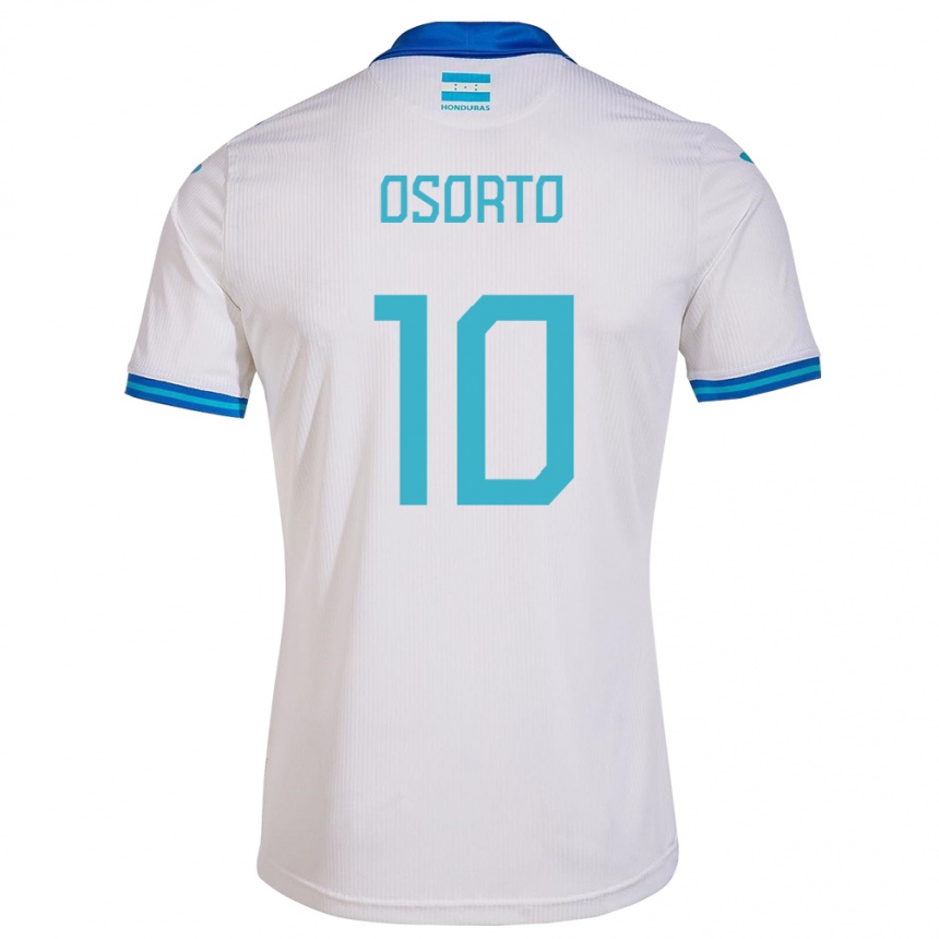 メンズフットボールホンジュラスRoberto Osorto#10白ホームシャツ24-26ジャージーユニフォーム