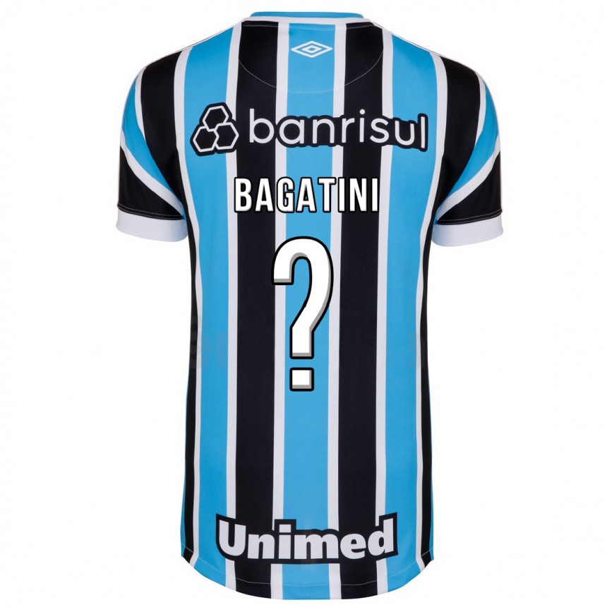 キッズフットボールグスタボ・バガティーニ#0青ホームシャツ2023/24ジャージーユニフォーム