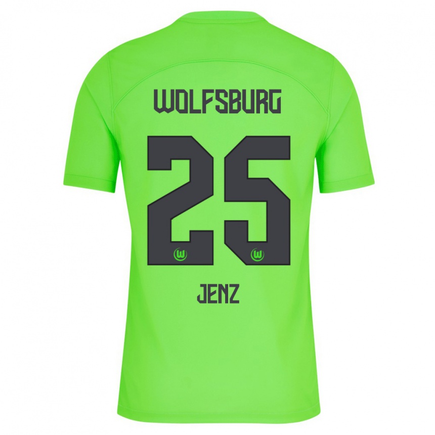 キッズフットボールモリッツ・イェンツ#25緑ホームシャツ2023/24ジャージーユニフォーム