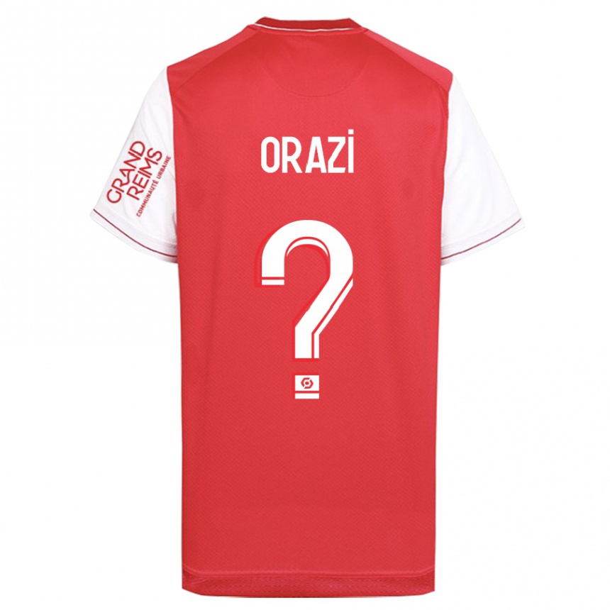 キッズフットボールアイク・オラツィ#0赤ホームシャツ2023/24ジャージーユニフォーム