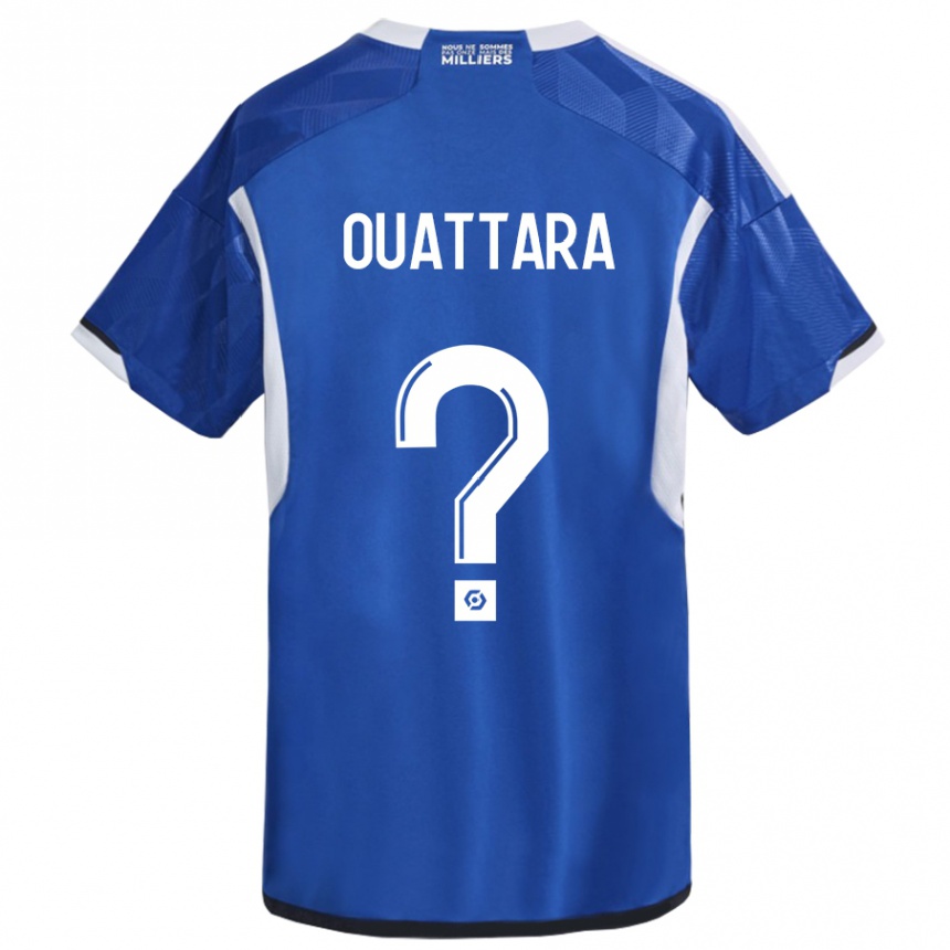 キッズフットボールアブドゥル・アウタル#0青ホームシャツ2023/24ジャージーユニフォーム