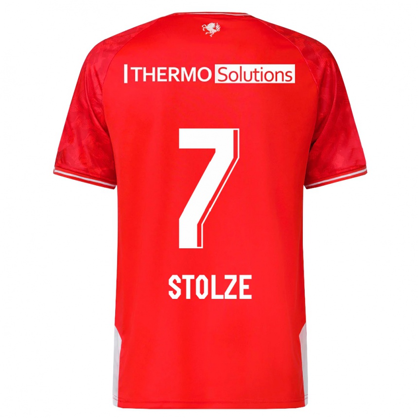 キッズフットボールアンナ・レナ・シュトルツェ#7赤ホームシャツ2023/24ジャージーユニフォーム
