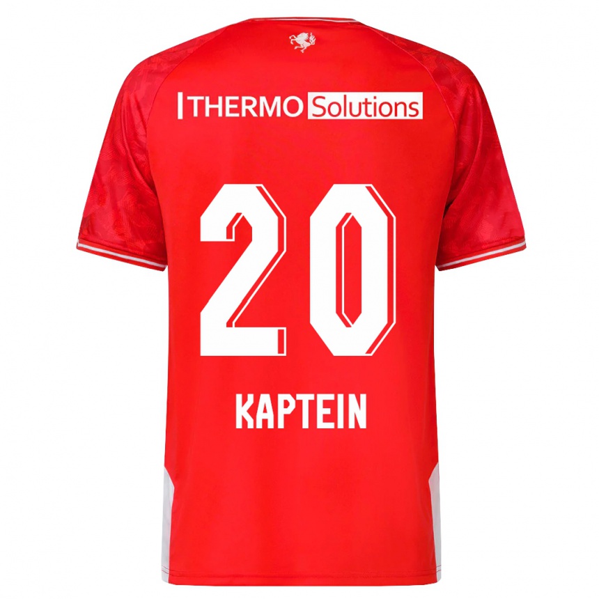 キッズフットボールヴィーケ・カプテイン#20赤ホームシャツ2023/24ジャージーユニフォーム