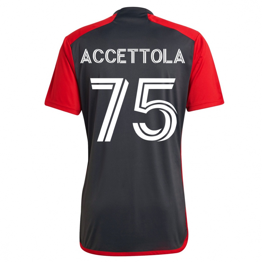 キッズフットボールルカ・アチェットラ#75グレーホームシャツ2023/24ジャージーユニフォーム