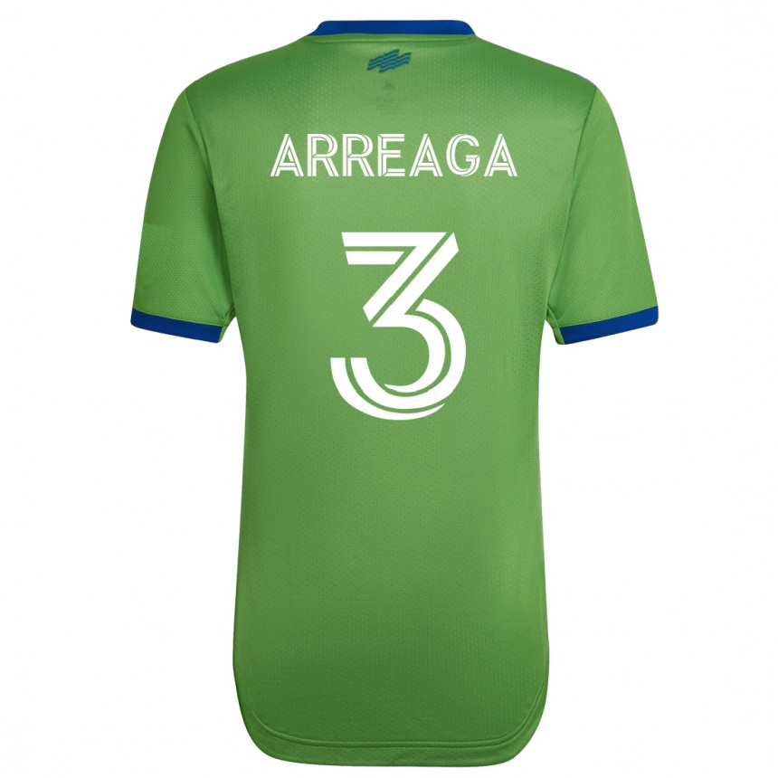 キッズフットボールハビエル・アレアガ#3緑ホームシャツ2023/24ジャージーユニフォーム