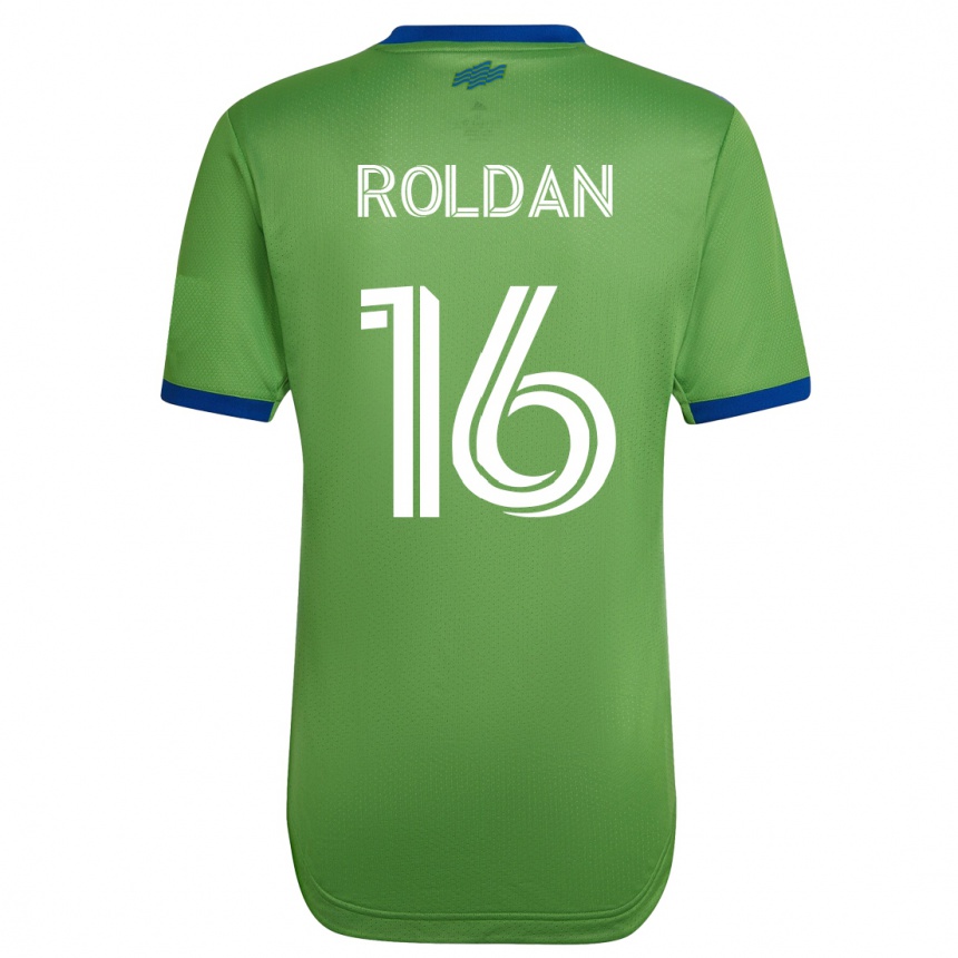 キッズフットボールアレックス・ロルダン#16緑ホームシャツ2023/24ジャージーユニフォーム