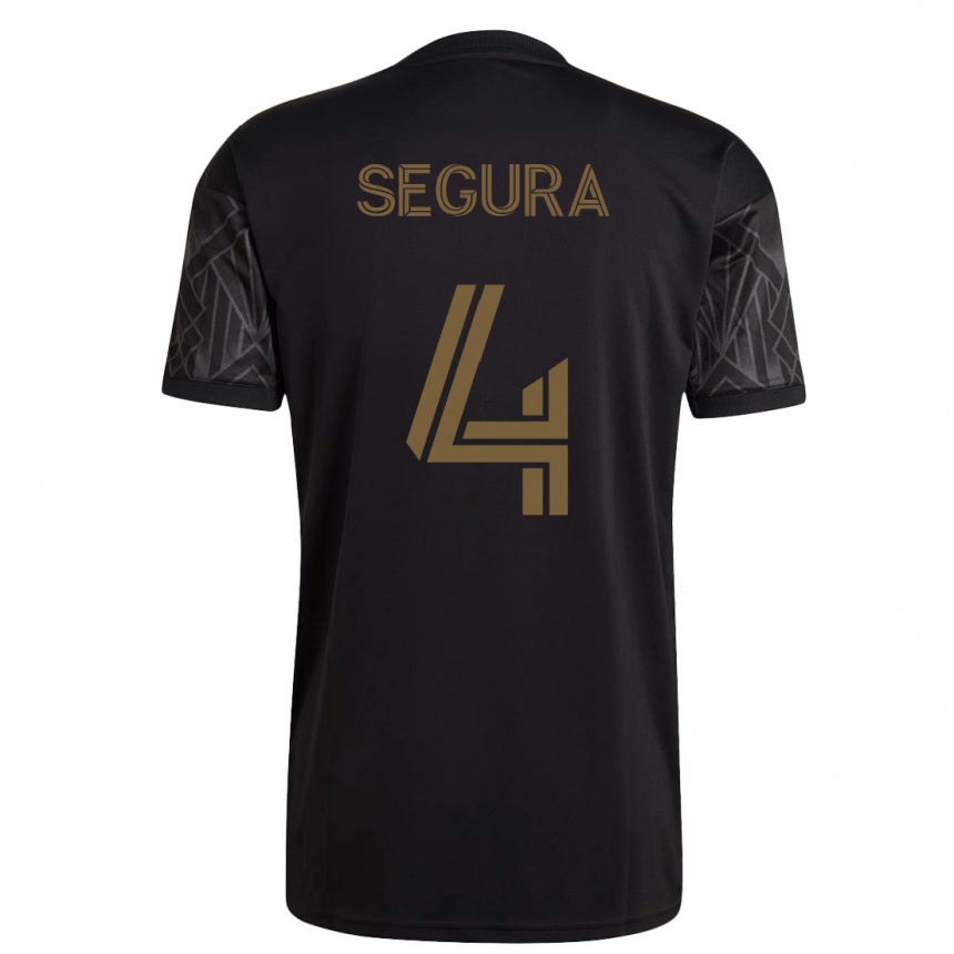 キッズフットボールエディー・セグラ#4黒ホームシャツ2023/24ジャージーユニフォーム