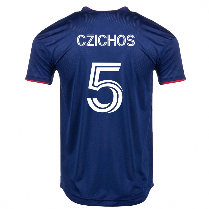 キッズフットボールラファエル・チコス#5ネイビーホームシャツ2023/24ジャージーユニフォーム