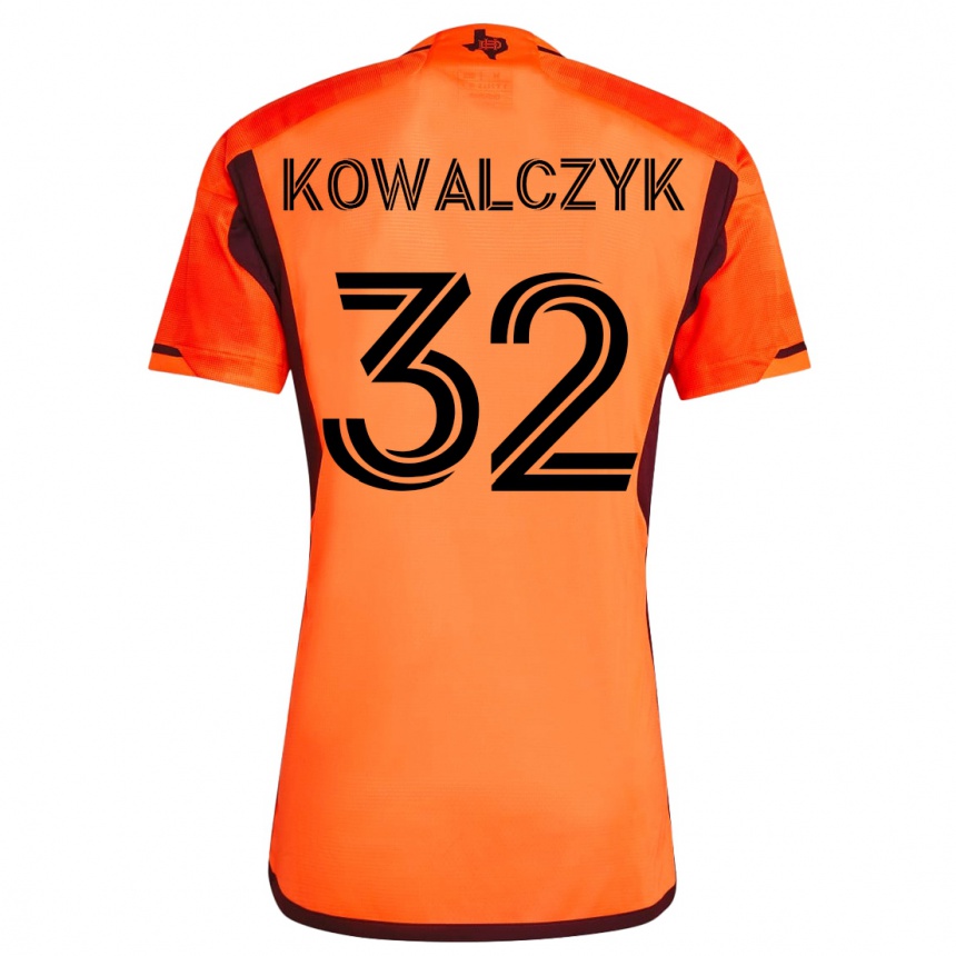 キッズフットボールセバスティアン・コヴァルチク#32オレンジホームシャツ2023/24ジャージーユニフォーム