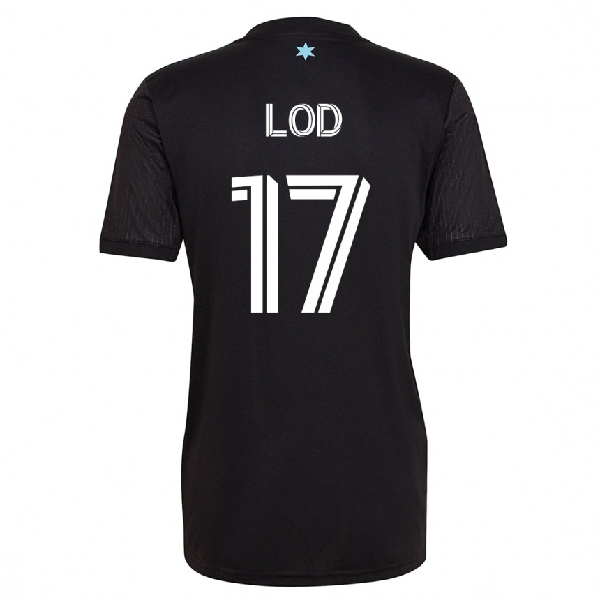 キッズフットボールロビン・ロド#17黒ホームシャツ2023/24ジャージーユニフォーム