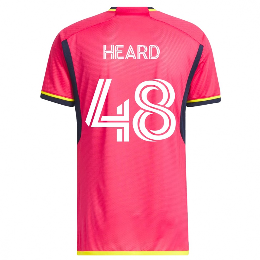 キッズフットボールアーロン・ハード#48ピンクホームシャツ2023/24ジャージーユニフォーム