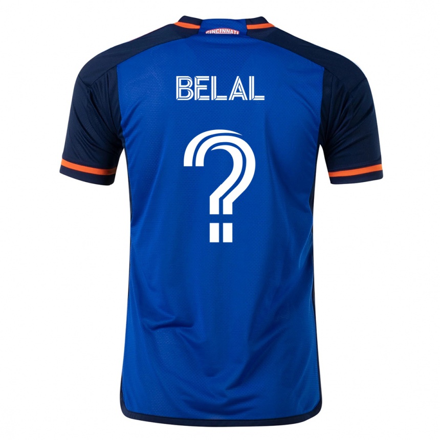 キッズフットボールライアン・ベラル#0青ホームシャツ2023/24ジャージーユニフォーム