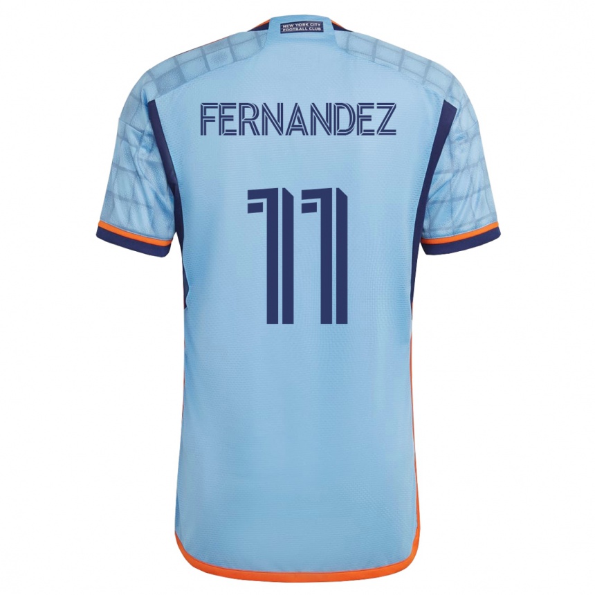 キッズフットボールフリアン・フェルナンデス#11青ホームシャツ2023/24ジャージーユニフォーム
