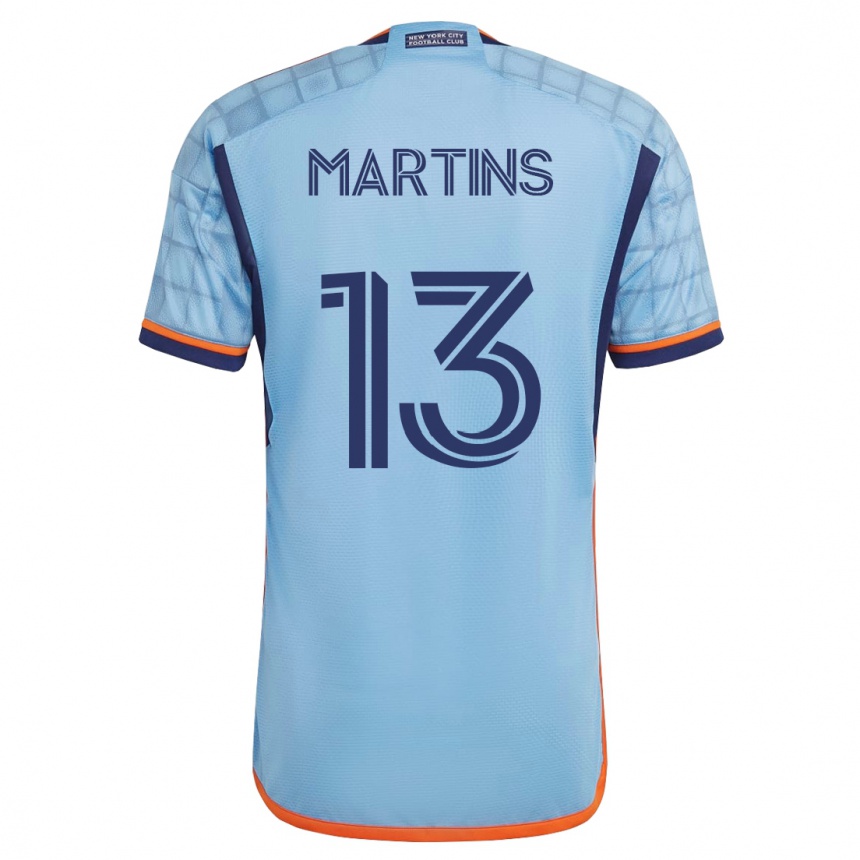 キッズフットボールチアゴ・マルチンス・ブエーノ#13青ホームシャツ2023/24ジャージーユニフォーム