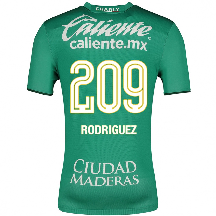 キッズフットボールビクトル・ロドリゲス#209緑ホームシャツ2023/24ジャージーユニフォーム