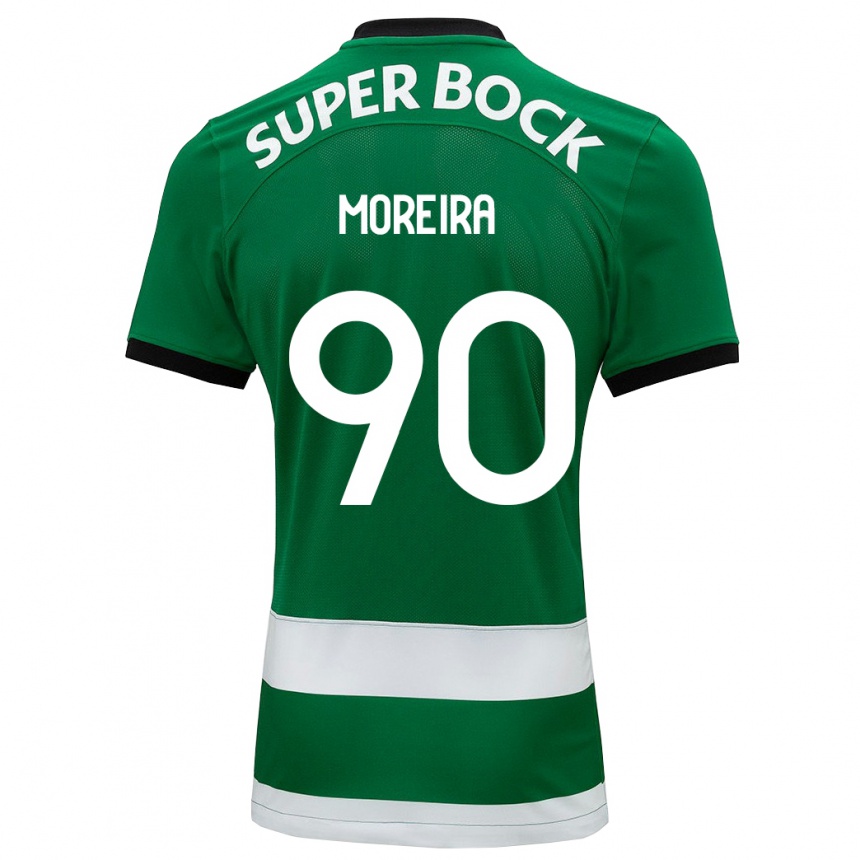 キッズフットボールアフォンソ・モレイラ#90緑ホームシャツ2023/24ジャージーユニフォーム