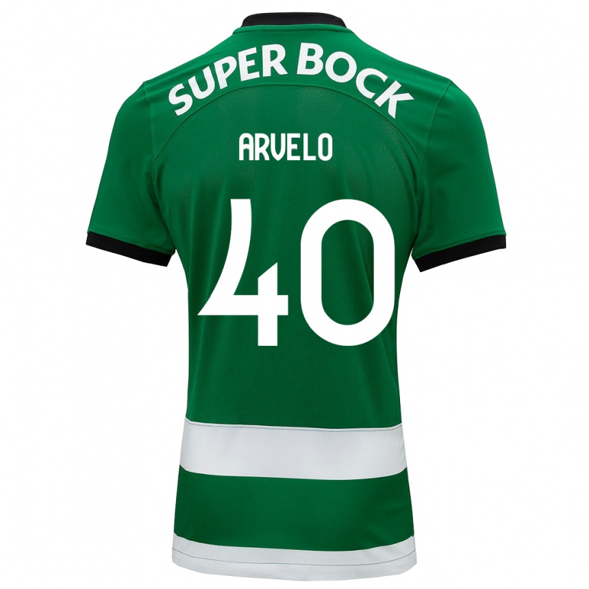 キッズフットボールアダムアルベロ#40緑ホームシャツ2023/24ジャージーユニフォーム