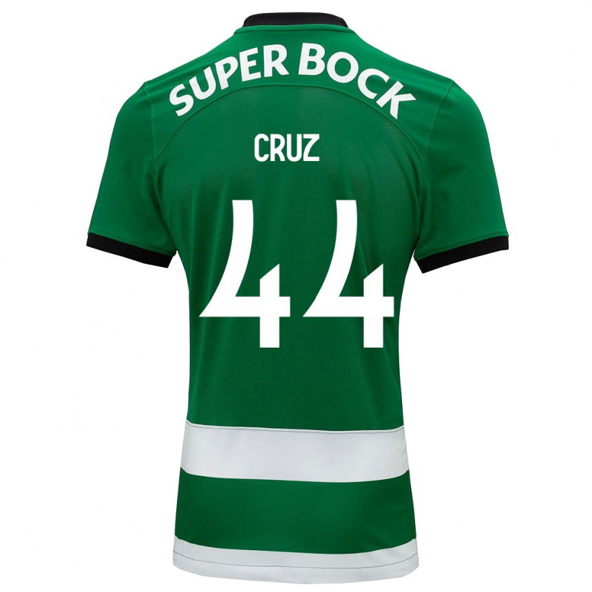 キッズフットボールマルコ・クルーズ#44緑ホームシャツ2023/24ジャージーユニフォーム