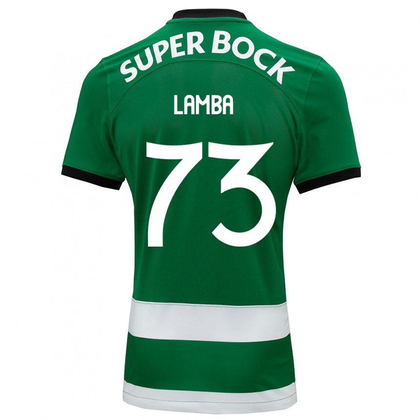 キッズフットボールチコ・ランバ#73緑ホームシャツ2023/24ジャージーユニフォーム
