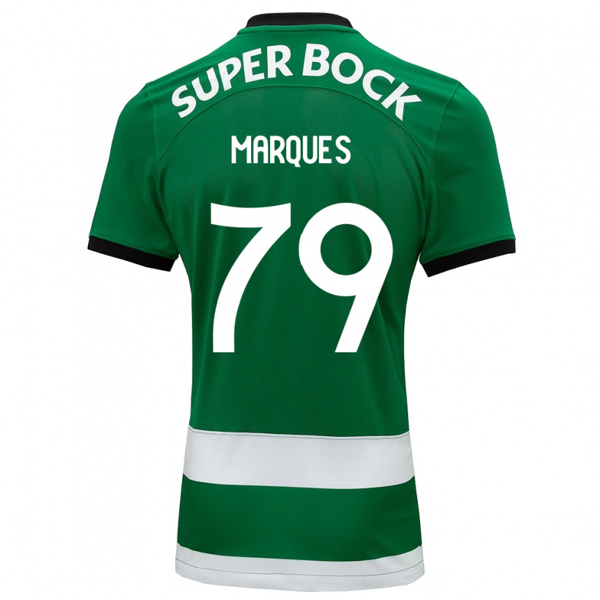 キッズフットボールロドリーゴ・オノフレ・マーケス#79緑ホームシャツ2023/24ジャージーユニフォーム