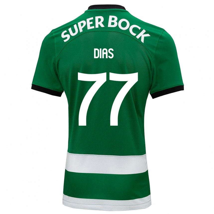 キッズフットボールルーカス・ディアス#77緑ホームシャツ2023/24ジャージーユニフォーム