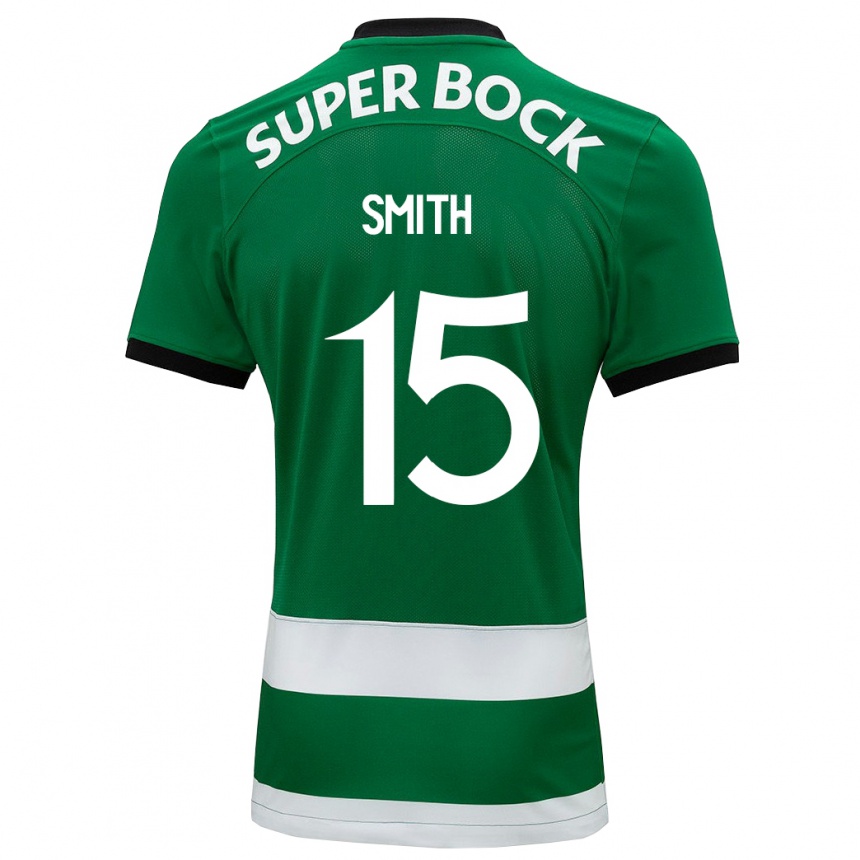 キッズフットボールオリビア・スミス#15緑ホームシャツ2023/24ジャージーユニフォーム