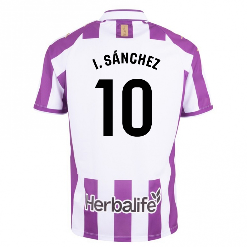 キッズフットボールイワン・サンチェス#10紫ホームシャツ2023/24ジャージーユニフォーム