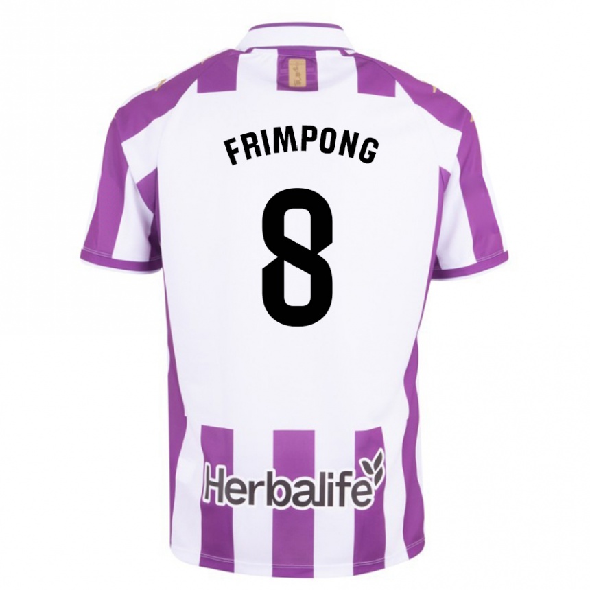 キッズフットボールユージーン・アジェイ・フリンポン#8紫ホームシャツ2023/24ジャージーユニフォーム
