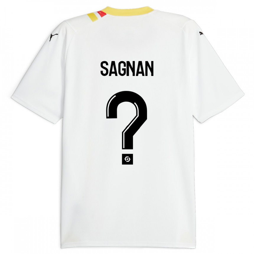 キッズフットボールスレイマン・サニャン#0黒アウェイシャツ2023/24ジャージーユニフォーム