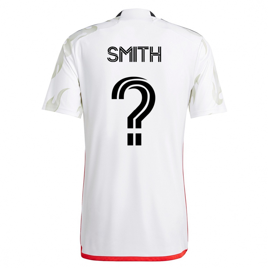 キッズフットボールコリン・S・スミス#0白アウェイシャツ2023/24ジャージーユニフォーム
